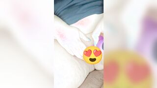 Stephanie Benitez having fun with her cunt (censored)