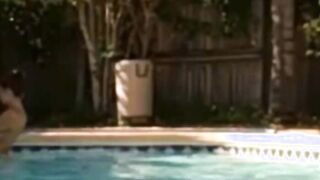 Bae Fun By The Poolside Into Florida Love Making Session