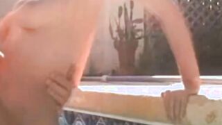 Bae Fun By The Poolside Into Florida Love Making Session