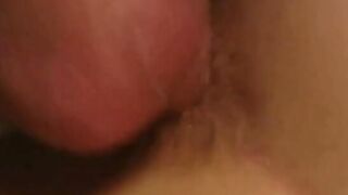Cheerleader's snatch getting licked while touching her titted