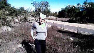 Adorable 18 Yo Loves Showing Melons To Strangers
