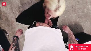 Inked thot Harleen van Hynten gets dicked down by a