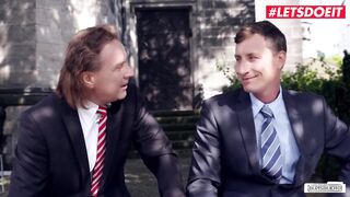 LETSDOEIT - Big Tit German Secretary Has Hard Sex With Her