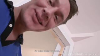 Lad seduces playful rommamates in making sex