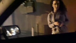Lil d picks up Hot geek teenie inside ally offer