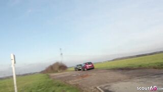 GERMAN SCOUT - BERLIN GOTH WOMEN DOREEN PICKUP AND POUNDED