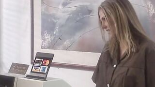 Blonde beauty with amazing body gets banged! into her butt