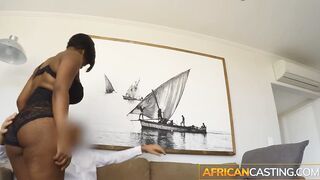 BBW Black goddess Asks for BWC Interracial Casting Fellatio