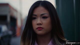 Deeper. Lulu Chu & Gianna Dior experience insane 3some