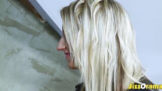JizzOrama - Slutty Ink Blonde Casting Banged