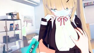 [Eroge Koikatsu! VR version] Adorable and gentle blonde long tits