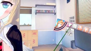 [Eroge Koikatsu! VR version] Adorable and gentle blonde long tits