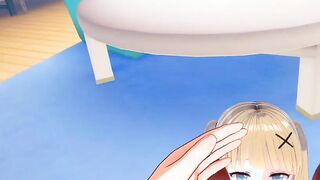 [Eroge Koikatsu! VR version] Adorable and gentle blonde long tits