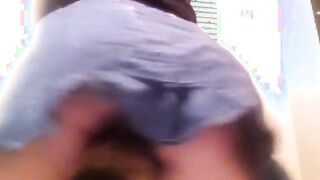 Cutie Foxy Lady Teases Dancing with Anal Plug Tail
