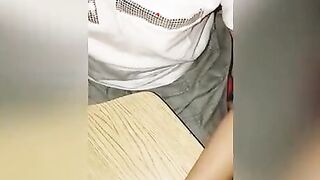 Fucking into Classroom! Cum shot! Amateur Students
