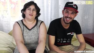 AMATEUREURO - Italian BBW Lady Drilled Hardcore Into The Booty