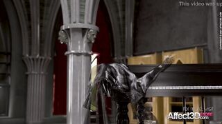 First Anal with Futanari - 3D Animation