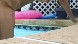 Beauty Poolside Fun Inside Florida