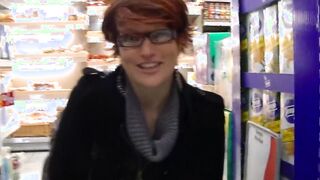 Outdoors Bj at the Supermarket with Popp Sylvie