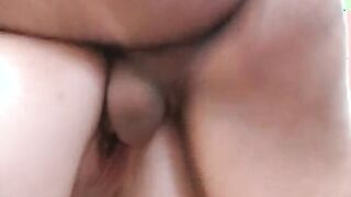Postwoman gets long dick inside her booty