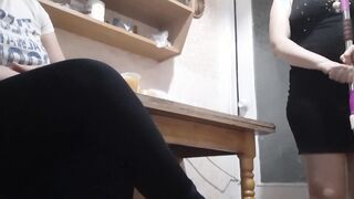 I pounded the cleaning lady while my GF was away