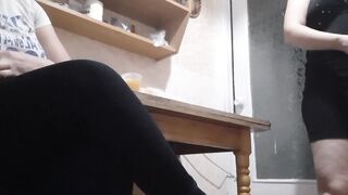 I pounded the cleaning lady while my GF was away