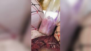 Girlfriend Gina Squirts Into Vagina Pump, Fat Clitoris and Lips