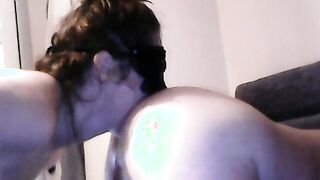 Butt licking with my husband – compilation filmed on web cam