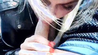 Baby loves sucking off, and no matter where!