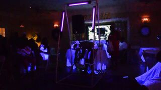 Male Dancer Glows into The Dark for Milfs