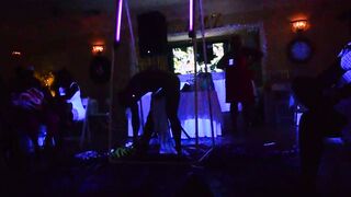 Male Dancer Glows into The Dark for Milfs