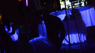 Male Dancer Glows into The Dark for Milfs