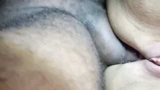 Interracial sex fulfilling a fan's dream.