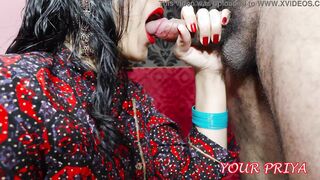 Step-Milf Priya multiple Squirts and ejaculate Ovum while so rough