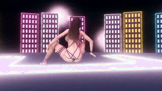 (MMD R18 HS2) THESE GIRLS LIKE TO DANCE SUCK AND BANGED!