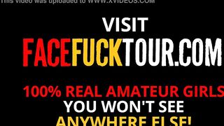 Black Hottie deep throat domination by her hung white employer