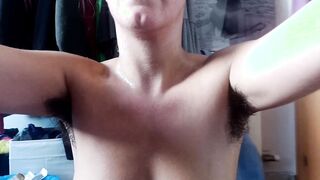 Aragne Spicy Compilation soak, unshaved, sweaty, masturbation