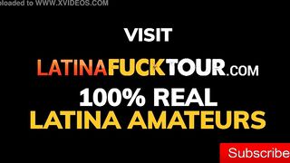 Dark Haired hispanic skank cowgirl and doggy style anal hardcore