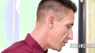 Dude Dick Blocks Sis So He Can Spitroast Her With