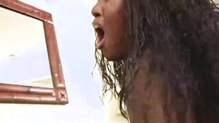 Ebony bat for slutty pussies #1- three scenes