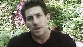 Tasty young dark haired blows a humongous penis public