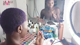 Getting nude as I do my makeup - Clip Shoot