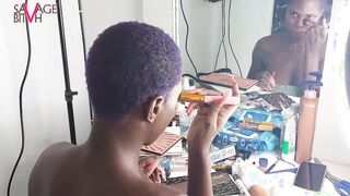 Getting nude as I do my makeup - Clip Shoot