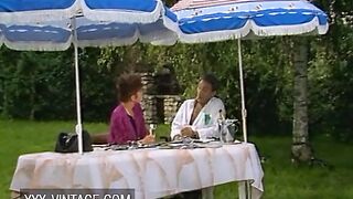 Retro sex inside the countryside