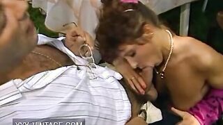 Retro sex inside the countryside