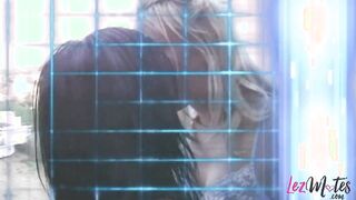 Huge strap-on Unwind 2 crazy hot looking lesbo girls