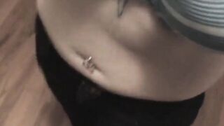Dick hungry 19 year old gets on her knees