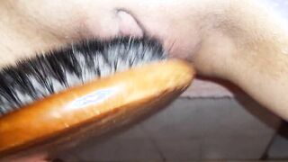 Punci csipeszelve hajkefe beillesztessel