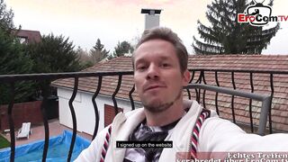 Dark Haired Myfreecam pick up online from a german sextourist