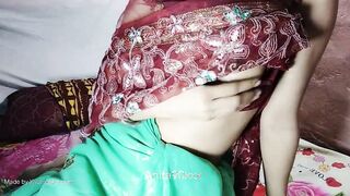 punjab Hottie bhabi fucking at home inside green saree